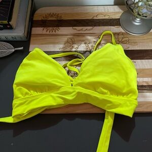 Vibrant Yellow Bikini Top
